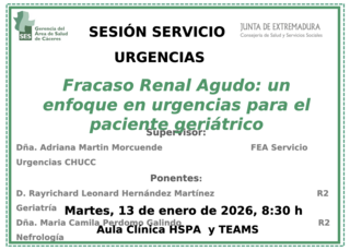 Fracaso Renal Agudo: un enfoque en urgencias para el paciente geriátrico