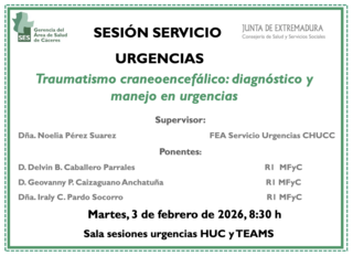Traumatismo craneoencefálico: diagnóstico y manejo en urgencias
