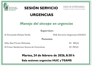 Manejo del síncope en urgencias