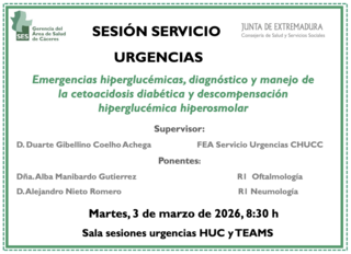 Emergencias hiperglucémicas, diagnóstico y manejo de la cetoacidosis diabética y descompensación hiperglucémica hiperosmolar
