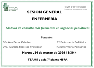 Motivos de consulta más frecuentes en urgencias pediátricas