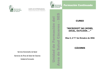 Curso Microsoft 365 (Word, Excel, Outlook...)
