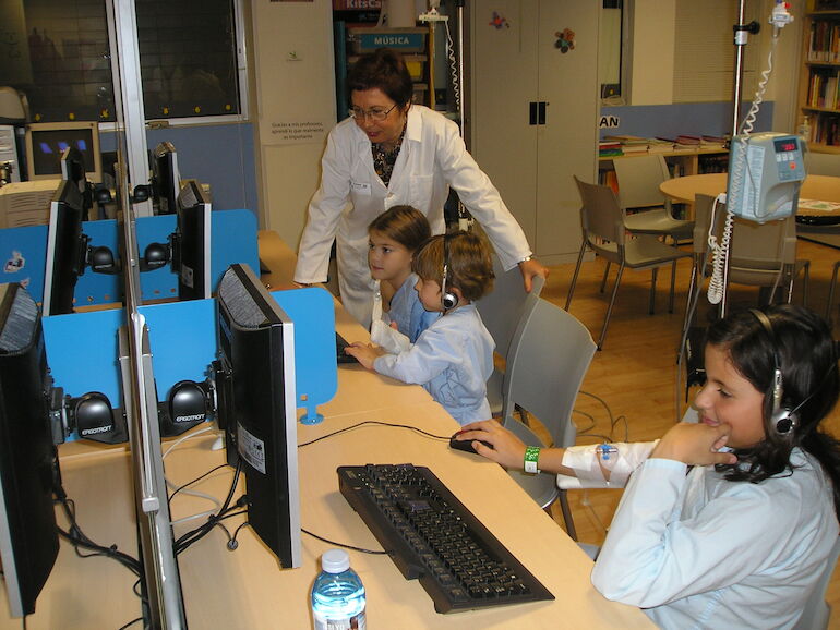 Aula Hospitalaria y CiberCaixa