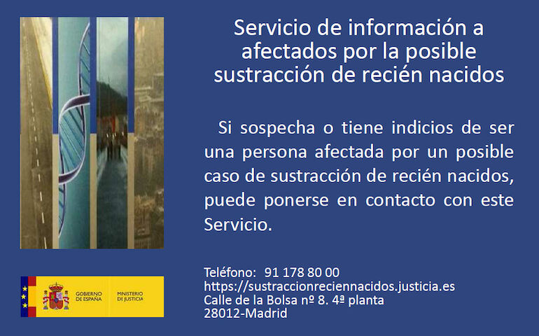 Servicio de Informacin a afectados por la posible sustraccin de recin nacidos