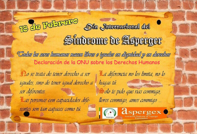 Da Internacional del Sndrome de Asperger 18 de Febrero