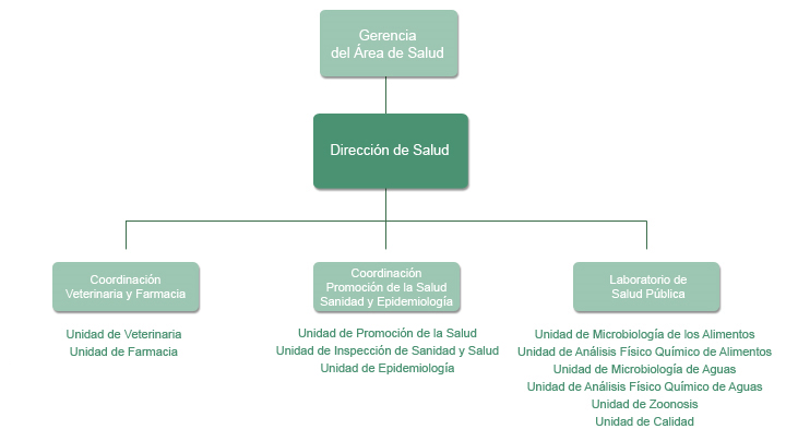 Organigrama Dirección de Salud