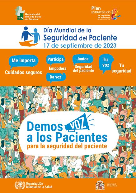 	Cartel para centros de Salud día Mundial del Paciente 2023